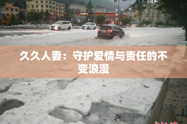 久久人妻：守护爱情与责任的不变浪漫