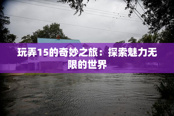 玩弄15的奇妙之旅：探索魅力无限的世界