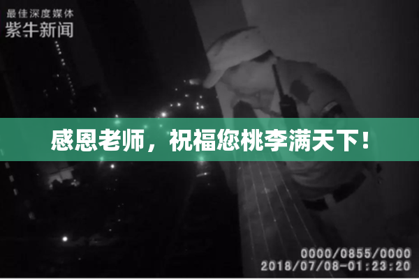 感恩老师，祝福您桃李满天下！