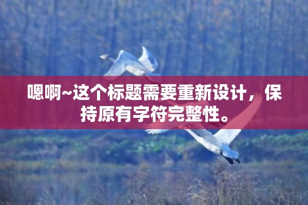 嗯啊~这个标题需要重新设计，保持原有字符完整性。