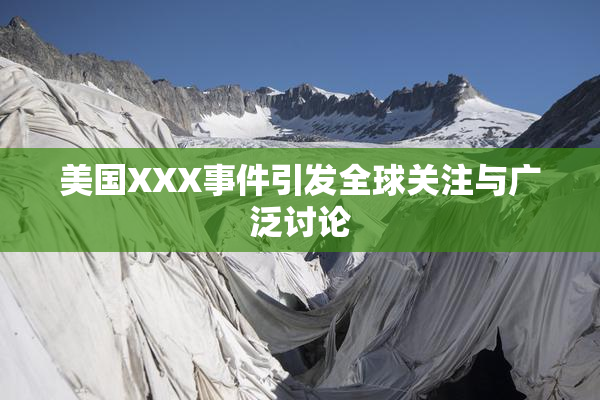 美国XXX事件引发全球关注与广泛讨论