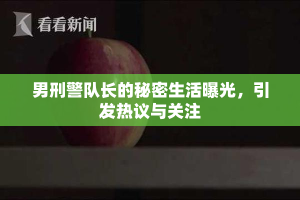 男刑警队长的秘密生活曝光，引发热议与关注