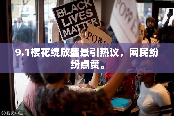 9.1樱花绽放盛景引热议，网民纷纷点赞。