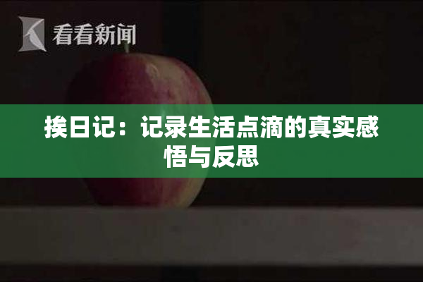 挨日记：记录生活点滴的真实感悟与反思