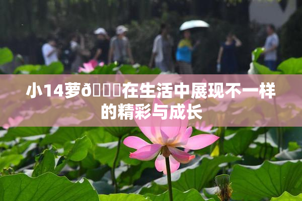 小14萝🔞在生活中展现不一样的精彩与成长