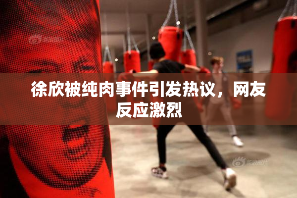 徐欣被纯肉事件引发热议，网友反应激烈