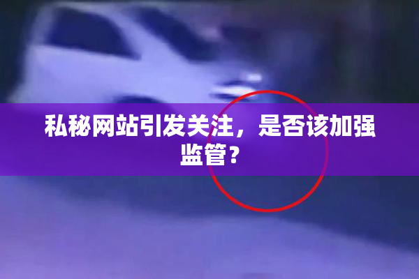 私秘网站引发关注，是否该加强监管？