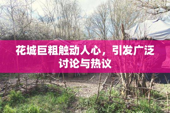 花城巨粗触动人心，引发广泛讨论与热议