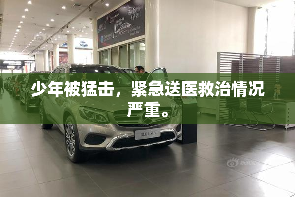 少年被猛击，紧急送医救治情况严重。