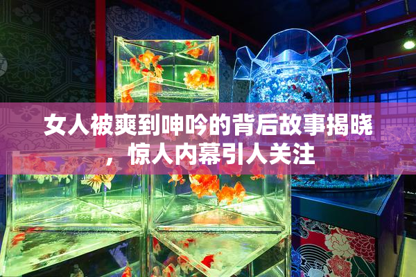 女人被爽到呻吟的背后故事揭晓，惊人内幕引人关注