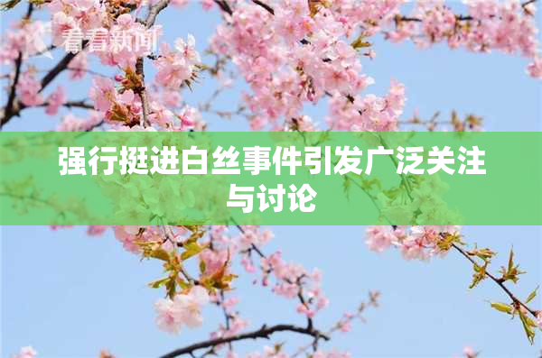强行挺进白丝事件引发广泛关注与讨论