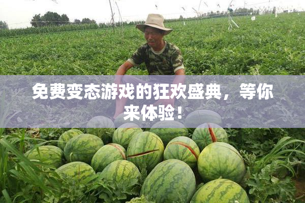 免费变态游戏的狂欢盛典，等你来体验！