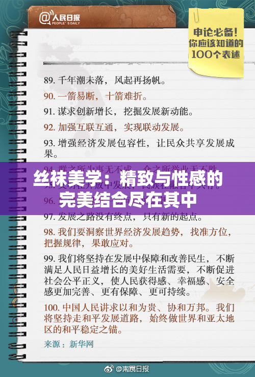 丝袜美学：精致与性感的完美结合尽在其中