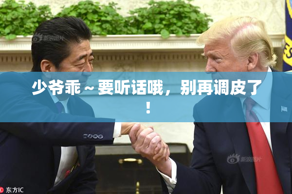 少爷乖～要听话哦，别再调皮了！