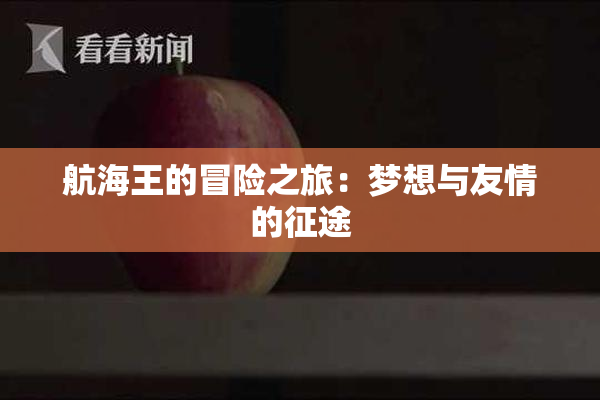 航海王的冒险之旅：梦想与友情的征途