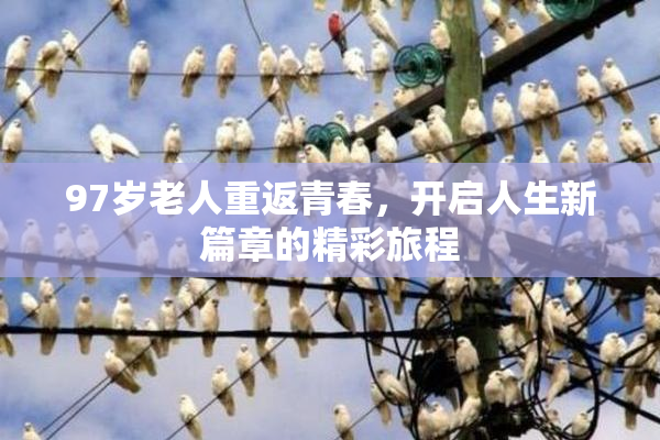 97岁老人重返青春，开启人生新篇章的精彩旅程