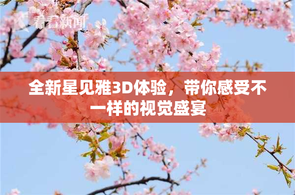 全新星见雅3D体验，带你感受不一样的视觉盛宴