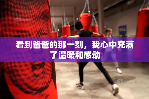 看到爸爸的那一刻，我心中充满了温暖和感动