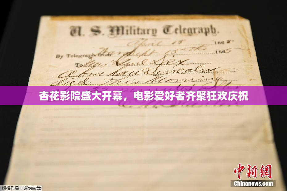 杏花影院盛大开幕，电影爱好者齐聚狂欢庆祝