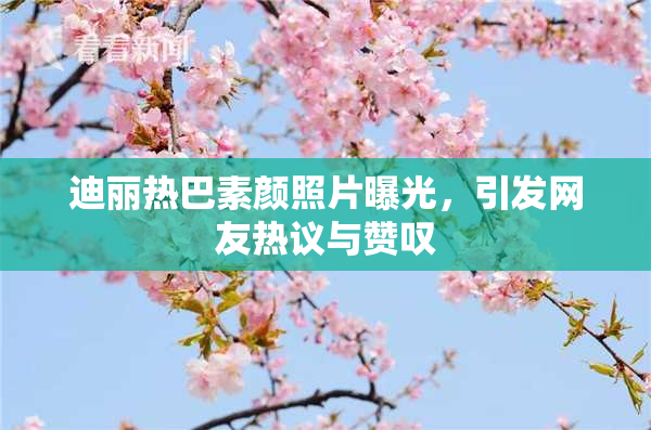 迪丽热巴素颜照片曝光，引发网友热议与赞叹