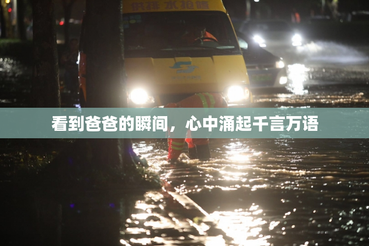 看到爸爸的瞬间，心中涌起千言万语