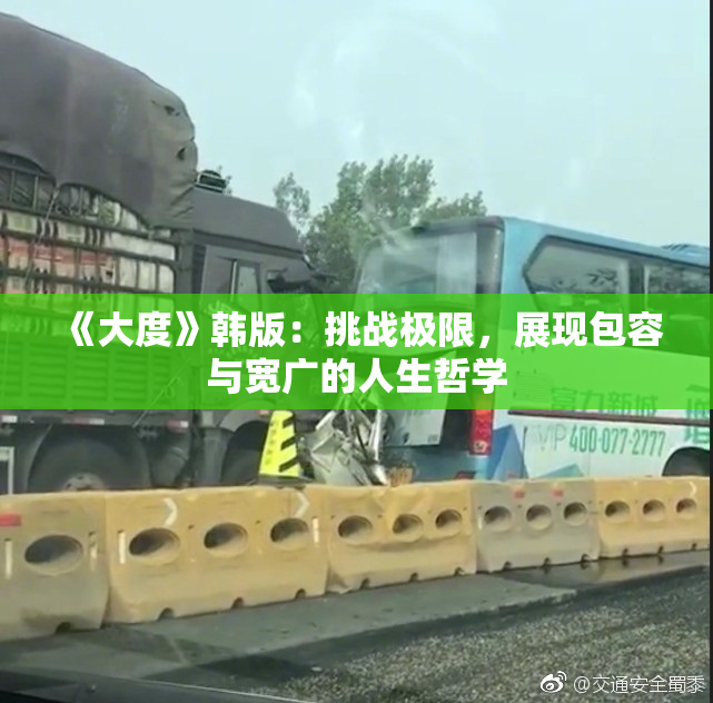 《大度》韩版：挑战极限，展现包容与宽广的人生哲学