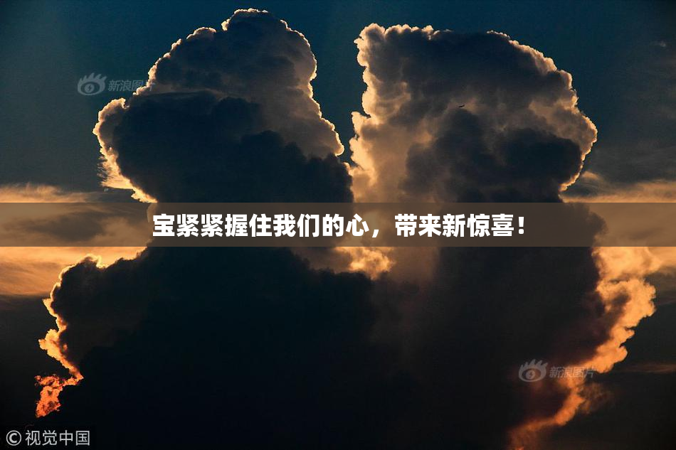 宝紧紧握住我们的心，带来新惊喜！