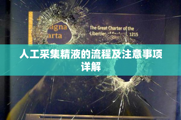 人工采集精液的流程及注意事项详解