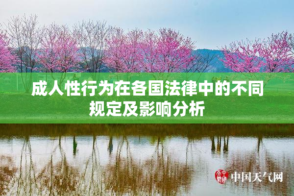 成人性行为在各国法律中的不同规定及影响分析