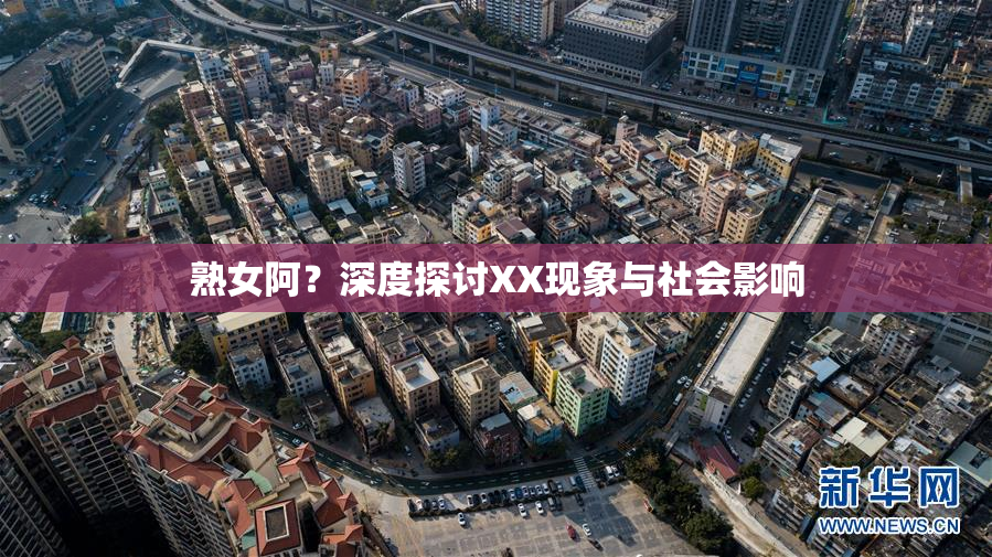 熟女阿？深度探讨XX现象与社会影响