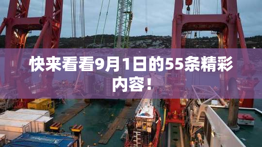 快来看看9月1日的55条精彩内容！