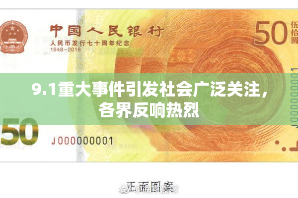 9.1重大事件引发社会广泛关注，各界反响热烈