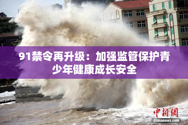 91禁令再升级：加强监管保护青少年健康成长安全