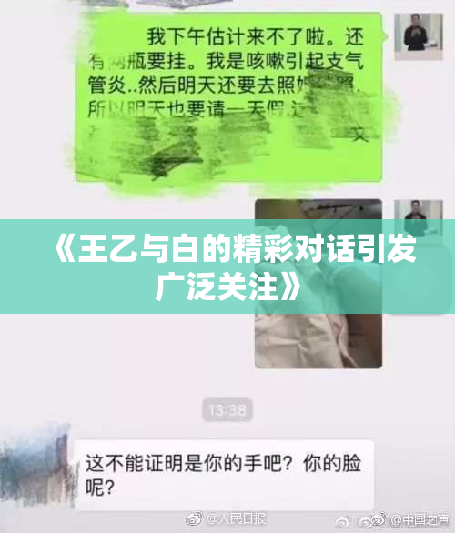 《王乙与白的精彩对话引发广泛关注》