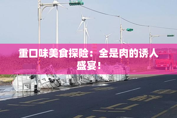 重口味美食探险：全是肉的诱人盛宴！