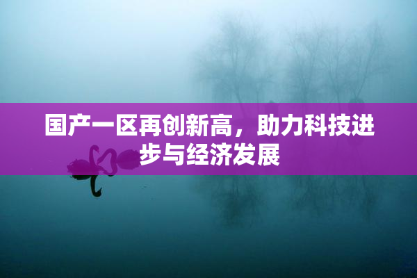 国产一区再创新高，助力科技进步与经济发展