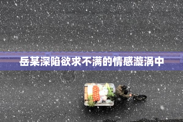 岳某深陷欲求不满的情感漩涡中