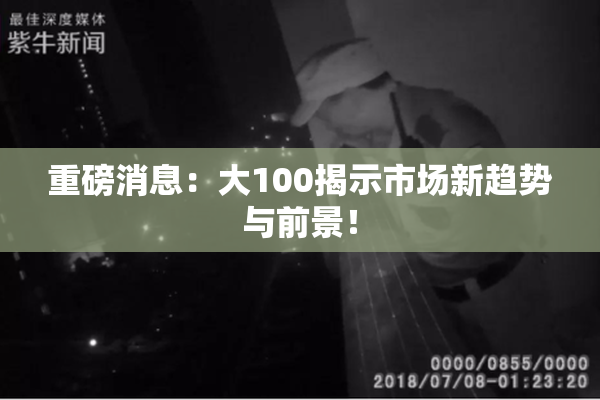 重磅消息：大100揭示市场新趋势与前景！