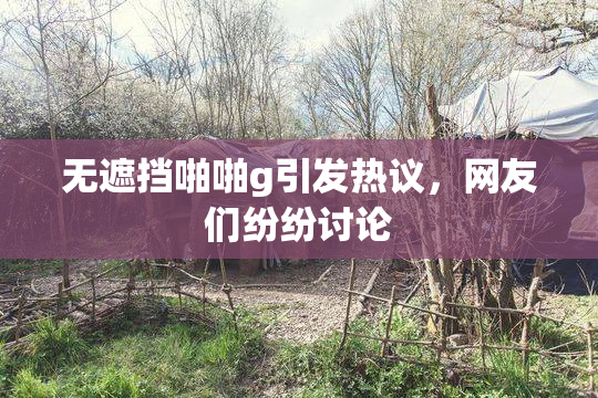 无遮挡啪啪g引发热议，网友们纷纷讨论