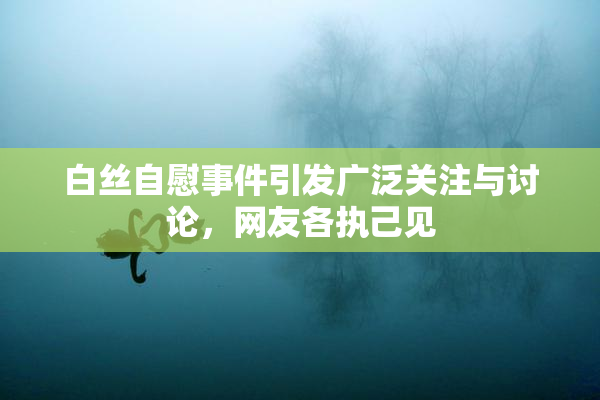 白丝自慰事件引发广泛关注与讨论，网友各执己见