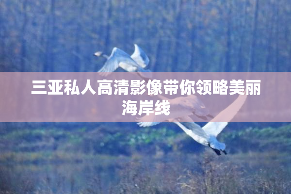 三亚私人高清影像带你领略美丽海岸线