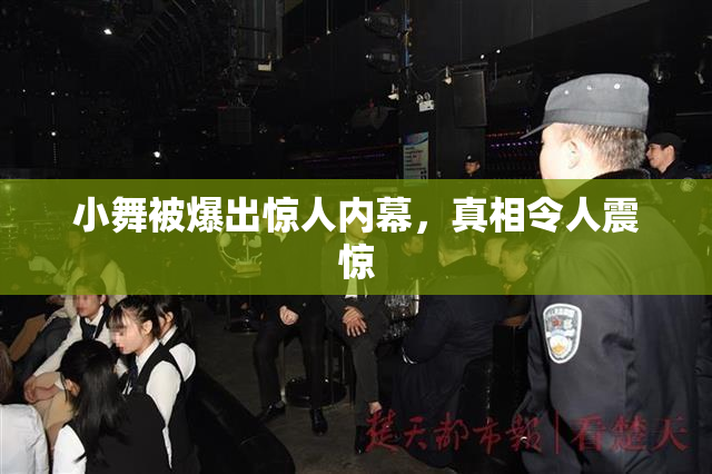 小舞被爆出惊人内幕，真相令人震惊