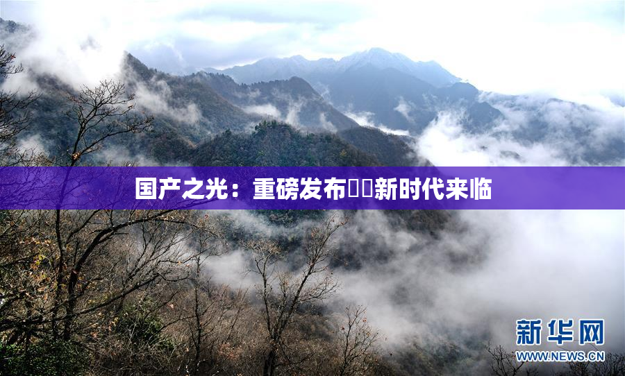 国产之光：重磅发布❌‌新时代来临