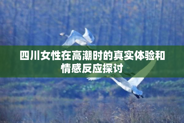 四川女性在高潮时的真实体验和情感反应探讨