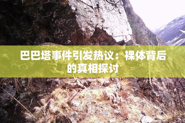 巴巴塔事件引发热议：裸体背后的真相探讨