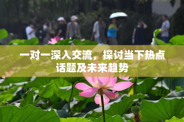 一对一深入交流，探讨当下热点话题及未来趋势