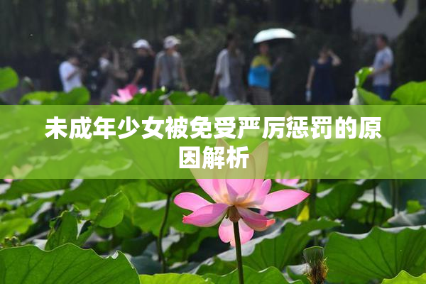未成年少女被免受严厉惩罚的原因解析