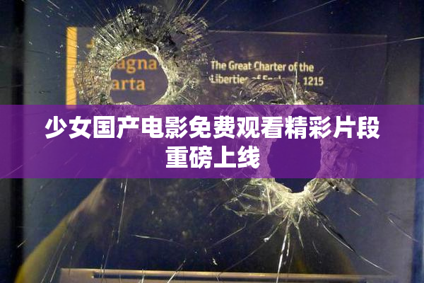 少女国产电影免费观看精彩片段重磅上线