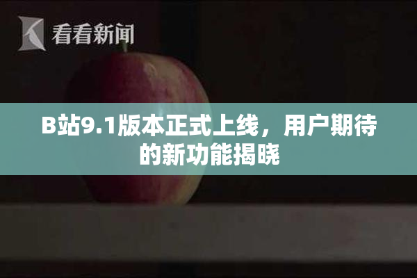 B站9.1版本正式上线，用户期待的新功能揭晓