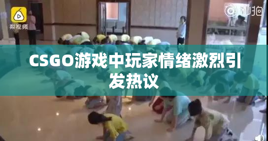 CSGO游戏中玩家情绪激烈引发热议